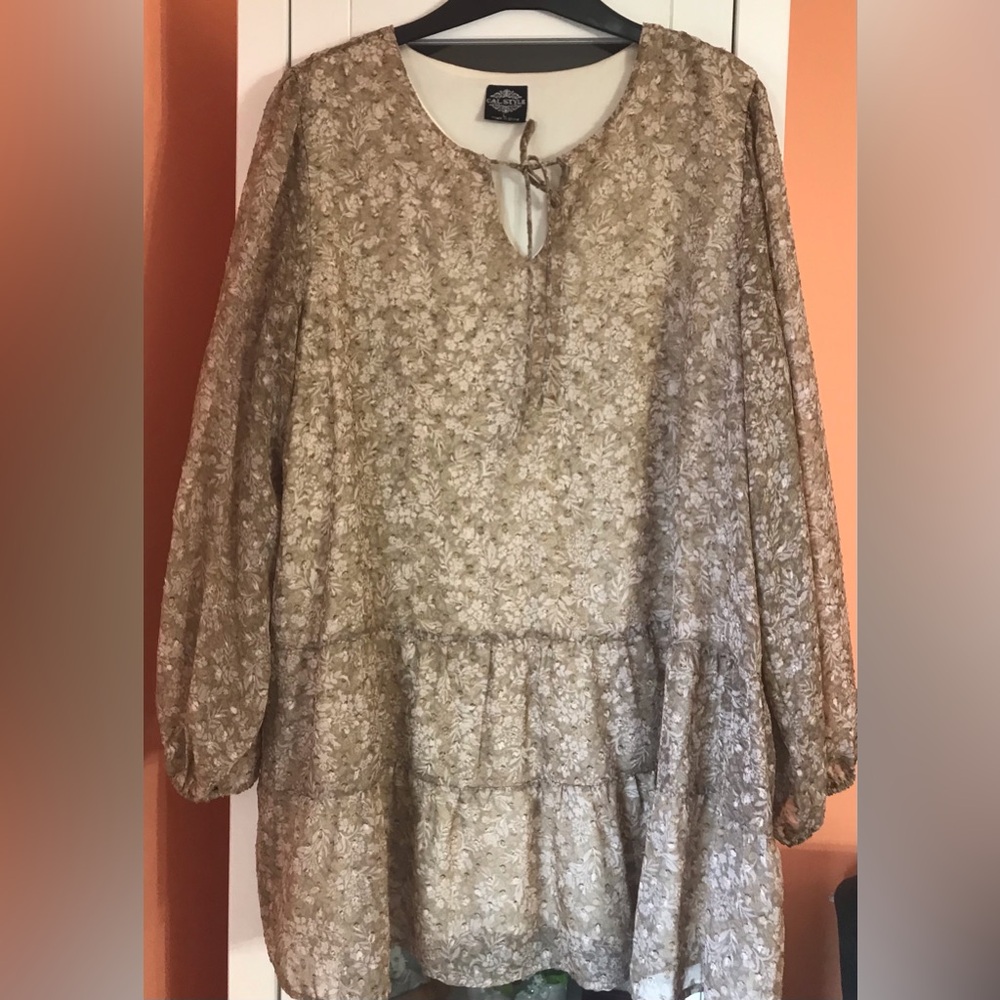 Cal Style Tunic  Tiered  Dress - Picture 8 of 16